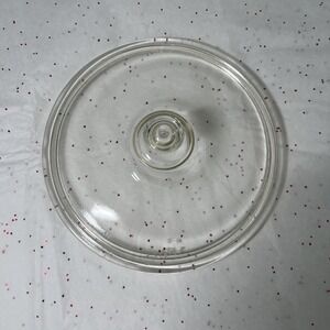 Pyrex 623-C 7-7/8"‎ Round Clear Glass Replacement Lid Casserole Hob Knob Handle